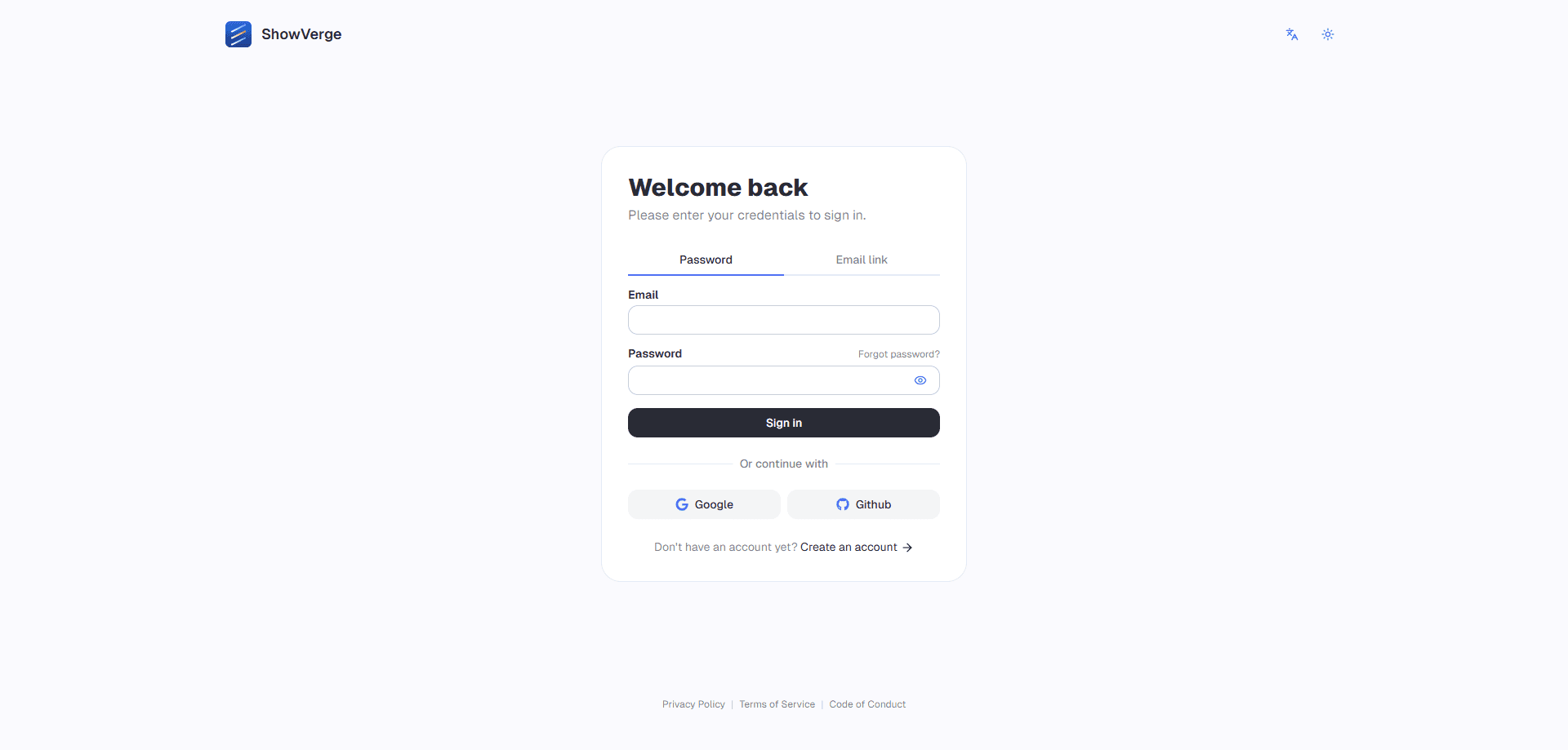 Login